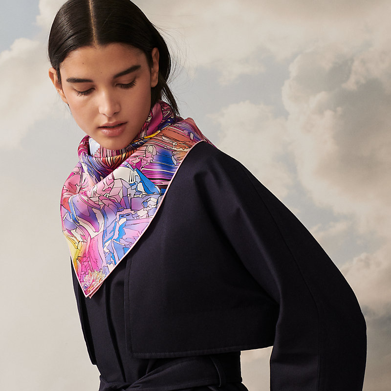La Vallee de Cristal scarf 90 | Hermès Mainland China La Vallee de Cristal scarf 90 | Hermès Mainland China